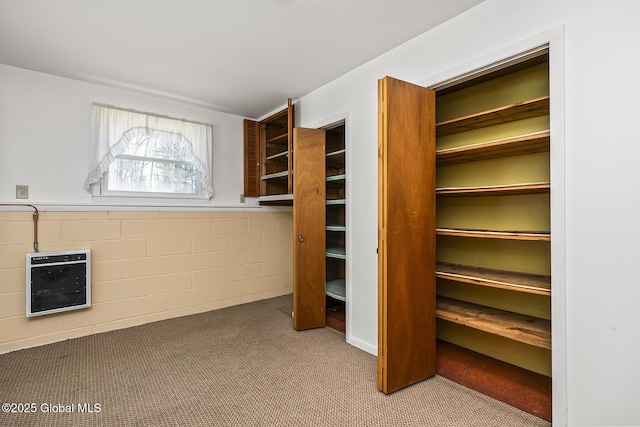 closet with heating unit