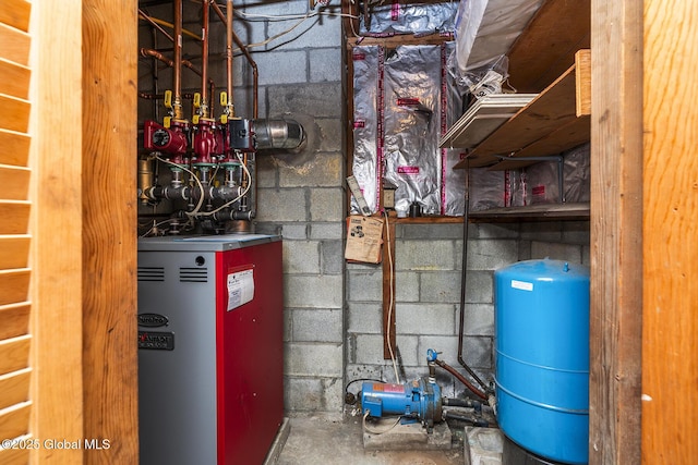 view of utility room