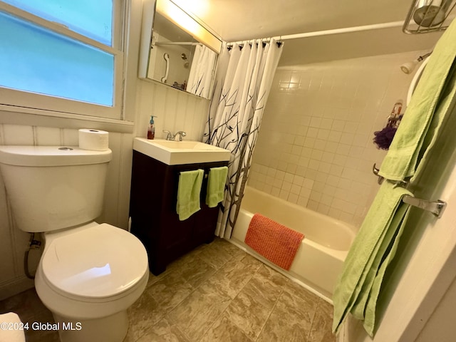 16 Pumphouse Rd, Lake Luzerne, NY 12846 - full bathroom with shower / bath combo with shower curtain, vanity, and toilet