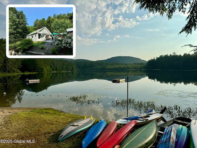 16 Pumphouse Rd, Lake Luzerne, NY 12846 - view of water feature with a forest view