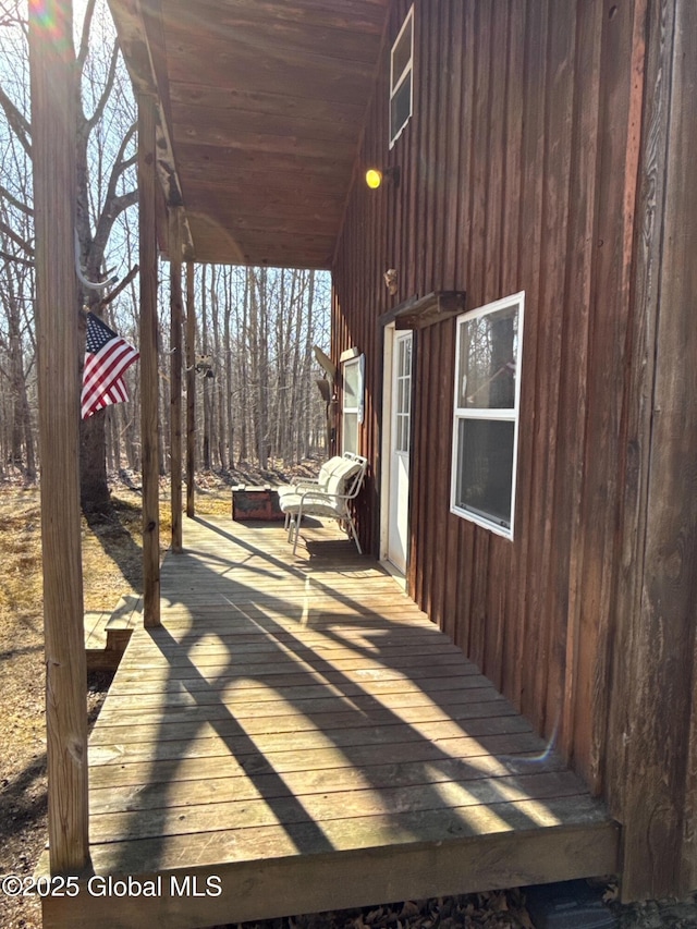 view of deck