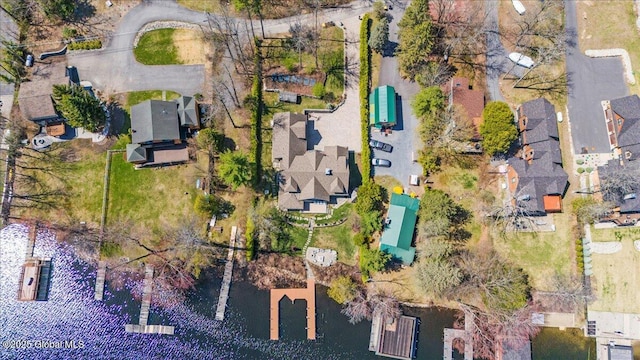 bird's eye view featuring a residential view