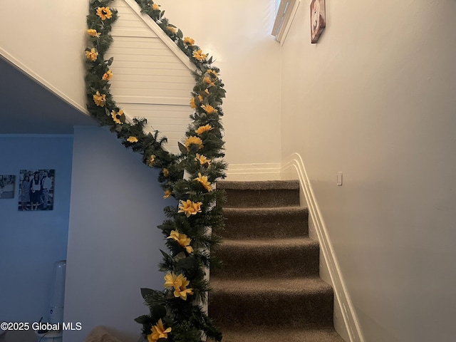 view of stairs