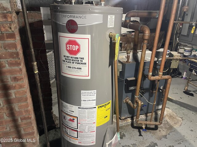 utilities featuring water heater