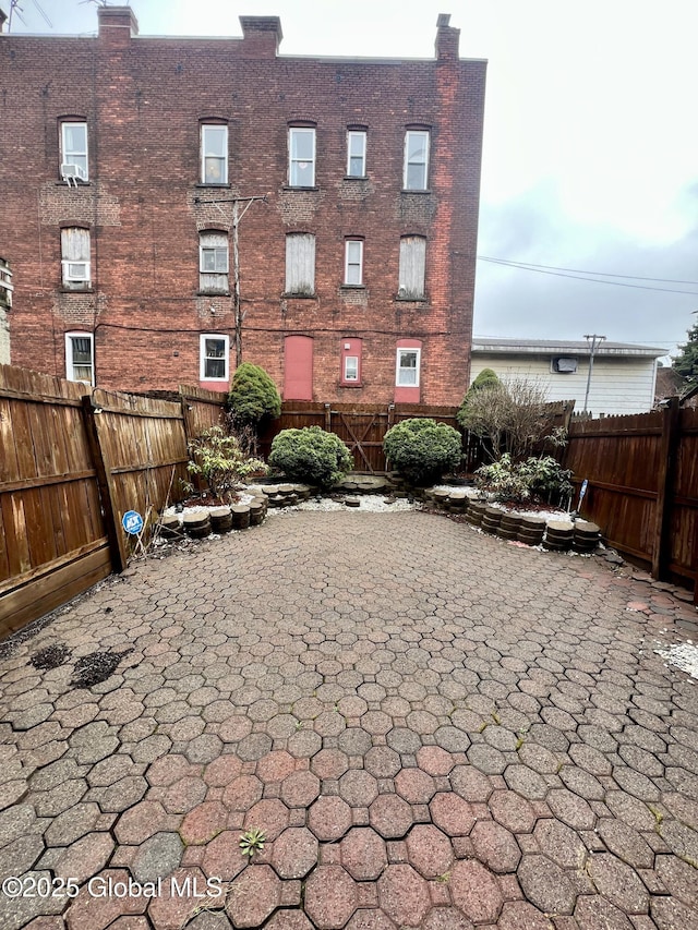 66 Jefferson St, Troy, NY 12180 - view of patio / terrace featuring a fenced backyard