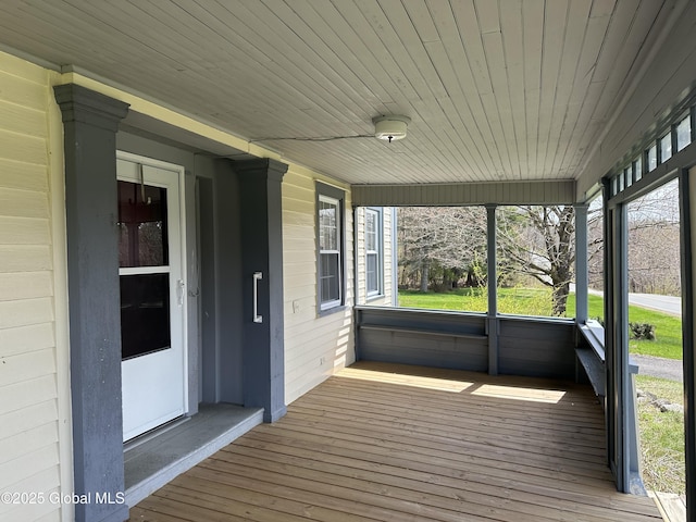 230 S Rd, Stephentown, NY 12018 - view of unfurnished sunroom