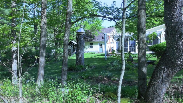 116 Dennie Rd, Mayfield, NY 12117 - view of green lawn
