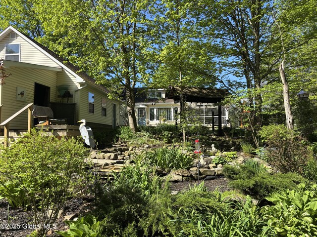 116 Dennie Rd, Mayfield, NY 12117 - view of yard