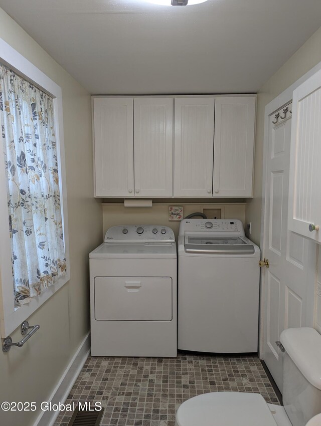 116 Dennie Rd, Mayfield, NY 12117 - laundry room with washing machine and clothes dryer and baseboards