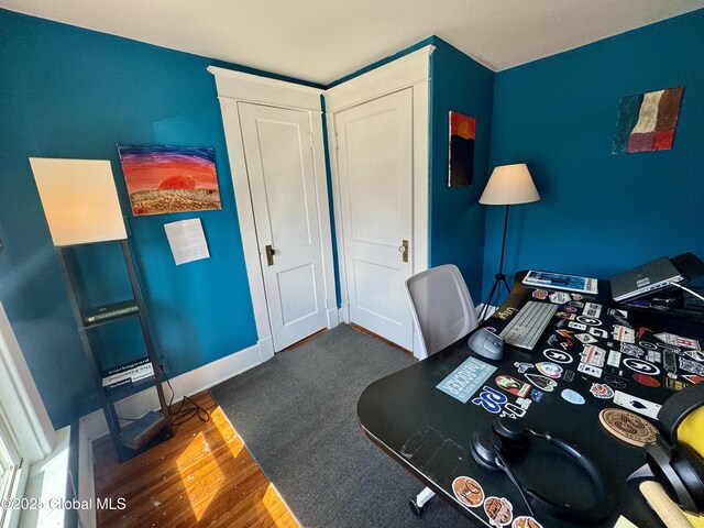 47 Washington Rd, Scotia, NY 12302 - office featuring baseboards and wood finished floors
