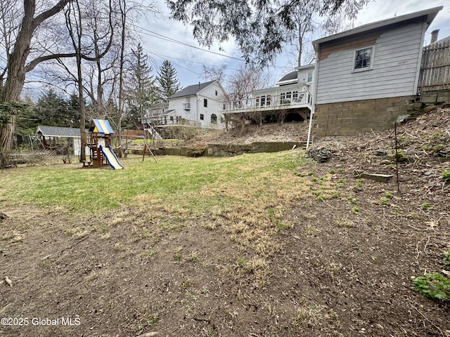 47 Washington Rd, Scotia, NY 12302 - view of yard with fence and a playground