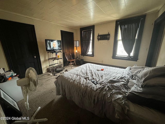 bedroom featuring carpet floors