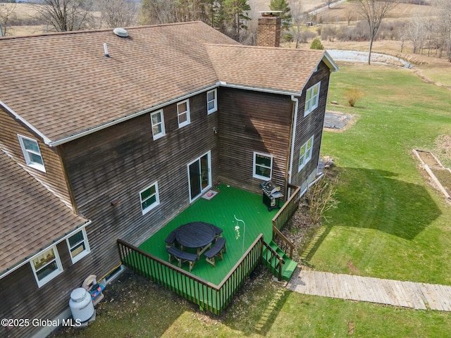drone / aerial view