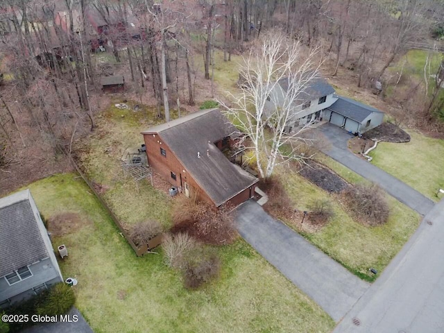 aerial view of property's location