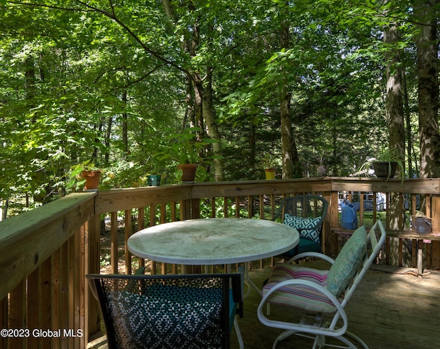 9 E Center St, Day, NY 12835 - view of deck