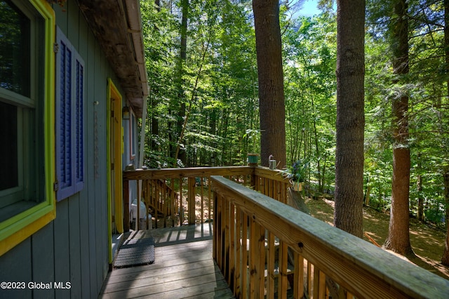 9 E Center St, Day, NY 12835 - view of wooden terrace