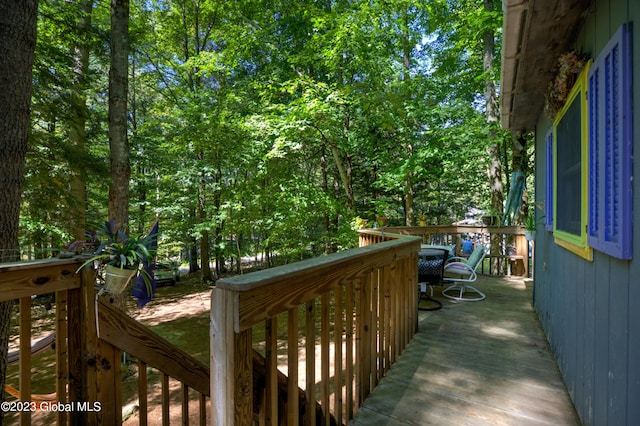9 E Center St, Day, NY 12835 - view of wooden terrace