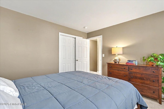 bedroom featuring carpet floors