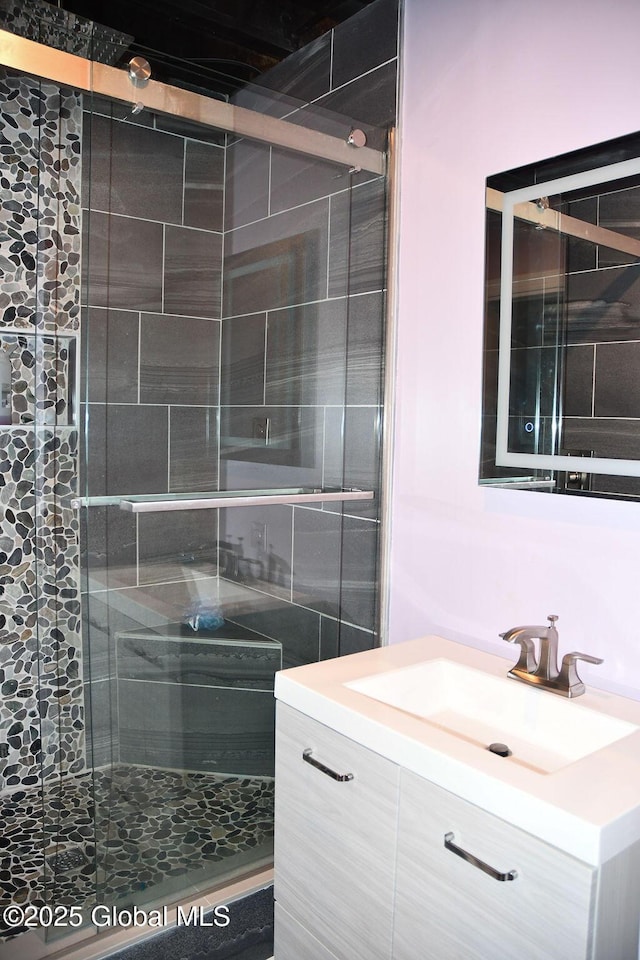 20 Fort Vaux Ln, Colonie, NY 12189 - full bath with vanity and a shower stall