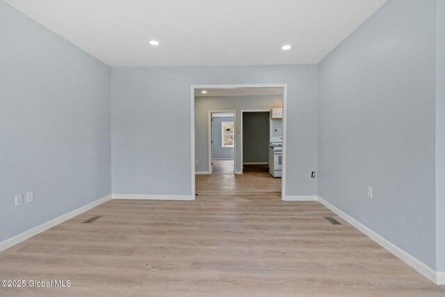 111 Mann Ave, Troy, NY 12180 - unfurnished room featuring baseboards, recessed lighting, and visible vents
