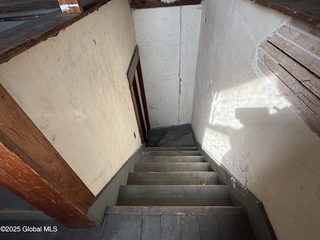 view of staircase