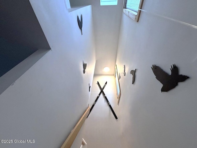 view of stairway
