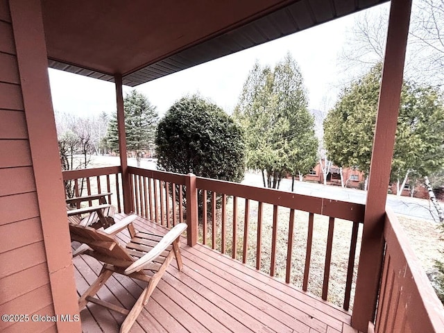 view of deck