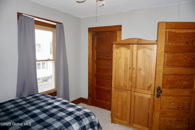 401 S 1st St, Northville, NY 12134 - bedroom with baseboards and light colored carpet