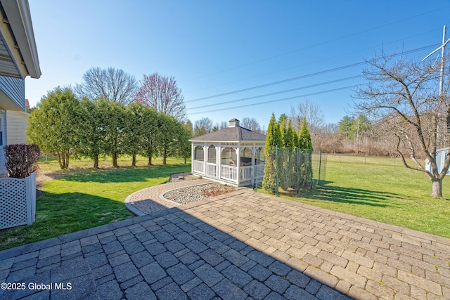 87 Dorchester Ave, Bethlehem, NY 12158 - view of patio / terrace featuring a gazebo