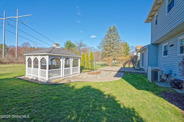87 Dorchester Ave, Bethlehem, NY 12158 - view of yard with a gazebo and cooling unit
