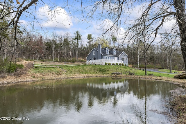214 Vosenkill Rd, Athens, NY 12015 - water view featuring a forest view