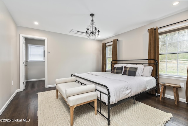 214 Vosenkill Rd, Athens, NY 12015 - bedroom featuring baseboards, recessed lighting, and multiple windows