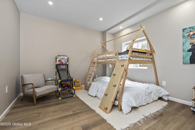 214 Vosenkill Rd, Athens, NY 12015 - bedroom featuring wood finished floors, recessed lighting, and baseboards