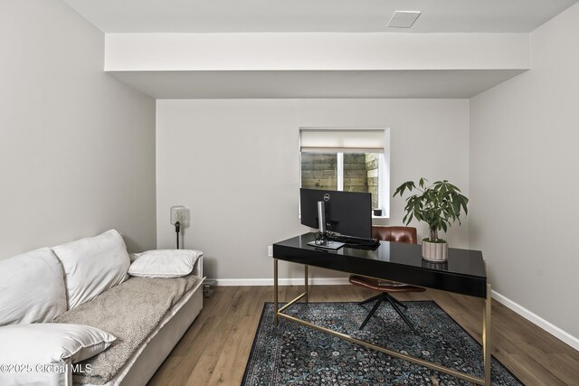 214 Vosenkill Rd, Athens, NY 12015 - office featuring wood finished floors and baseboards