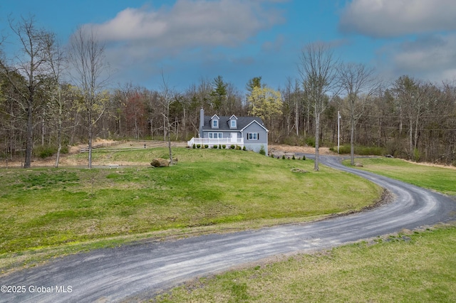214 Vosenkill Rd, Athens, NY 12015 - exterior space featuring driveway and a view of trees