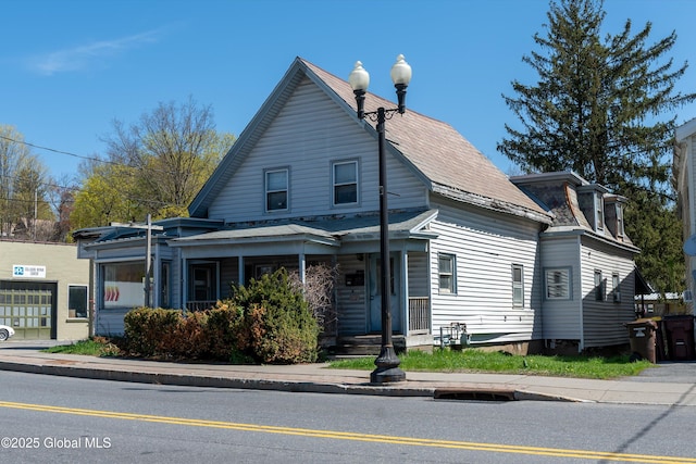 192 Broadway, Fort Edward, NY 12828 - view of front of property featuring covered porch