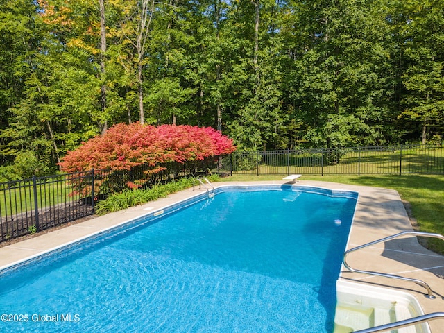 230 Zicha Rd, Esperance, NY 12092 - view of swimming pool featuring a fenced in pool, a yard, and a fenced backyard