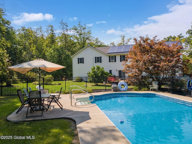 230 Zicha Rd, Esperance, NY 12092 - view of pool with a lawn, fence, a fenced in pool, and a patio area