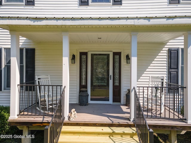 230 Zicha Rd, Esperance, NY 12092 - view of exterior entry featuring a porch