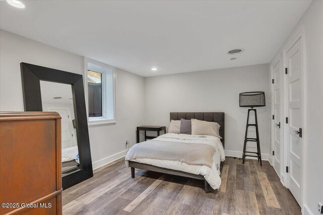 1 Joshua Rd, Saratoga Springs, NY 12866 - bedroom featuring recessed lighting, wood finished floors, visible vents, and baseboards