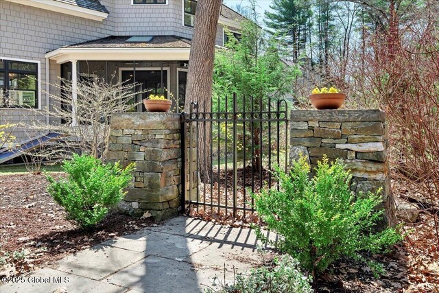 1 Joshua Rd, Saratoga Springs, NY 12866 - view of gate with fence