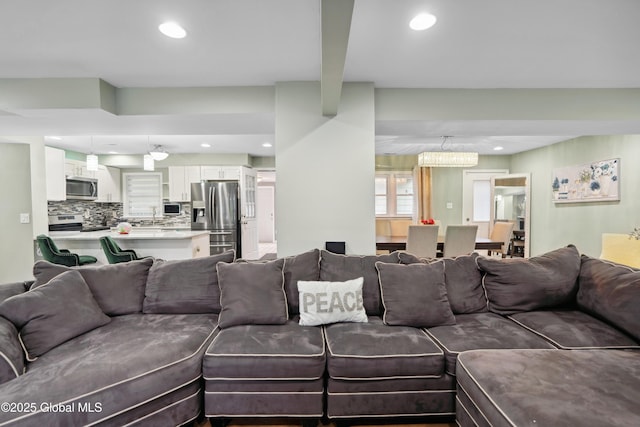 1094 Deforest St, Rotterdam, NY 12303 - living room featuring recessed lighting