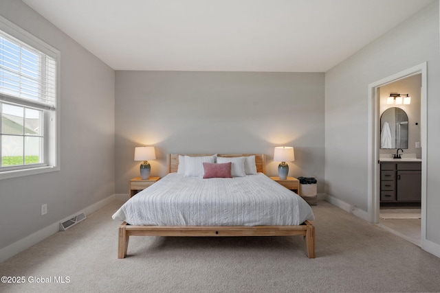 6 Gorsline Dr, Halfmoon, NY 12118 - bedroom featuring light colored carpet, multiple windows, and visible vents