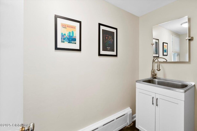 bar area featuring a sink