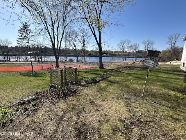 6 Riverview St, South Glens Falls, NY 12803 - view of yard featuring a water view