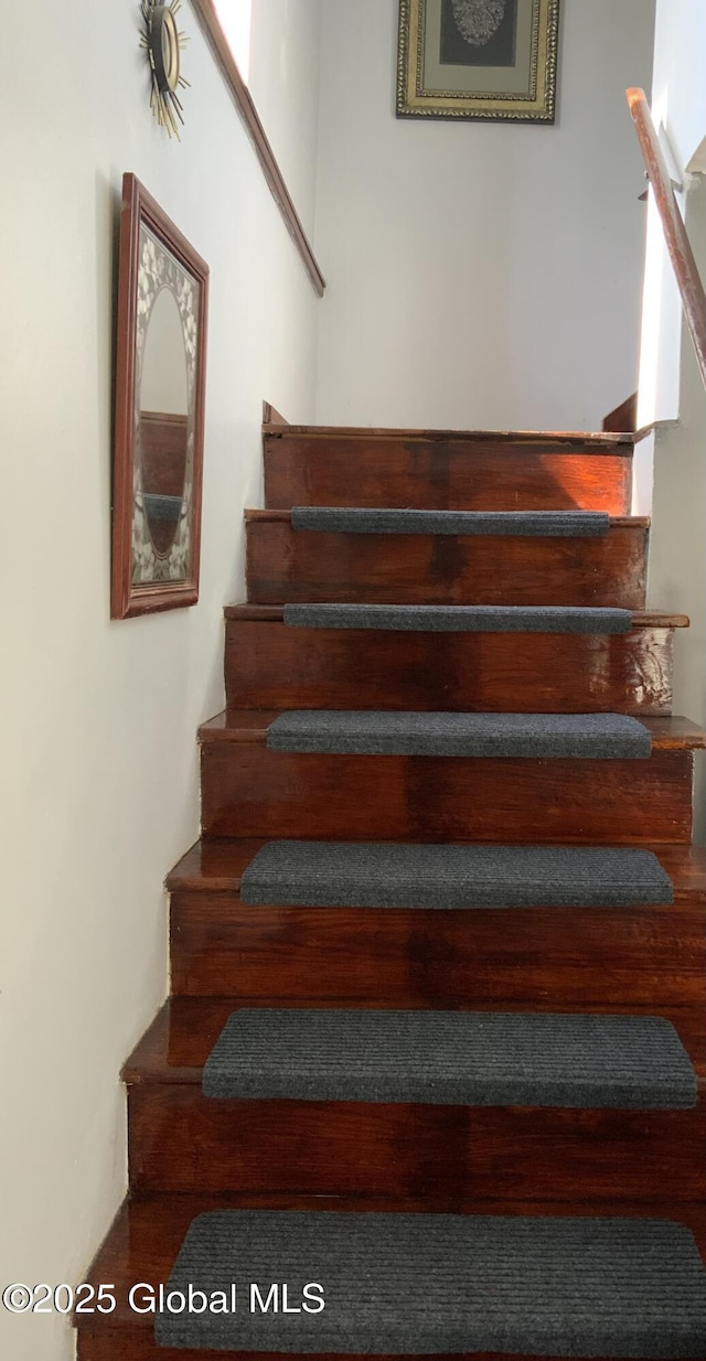 view of staircase