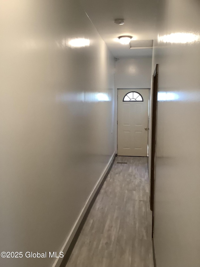entryway featuring wood finished floors