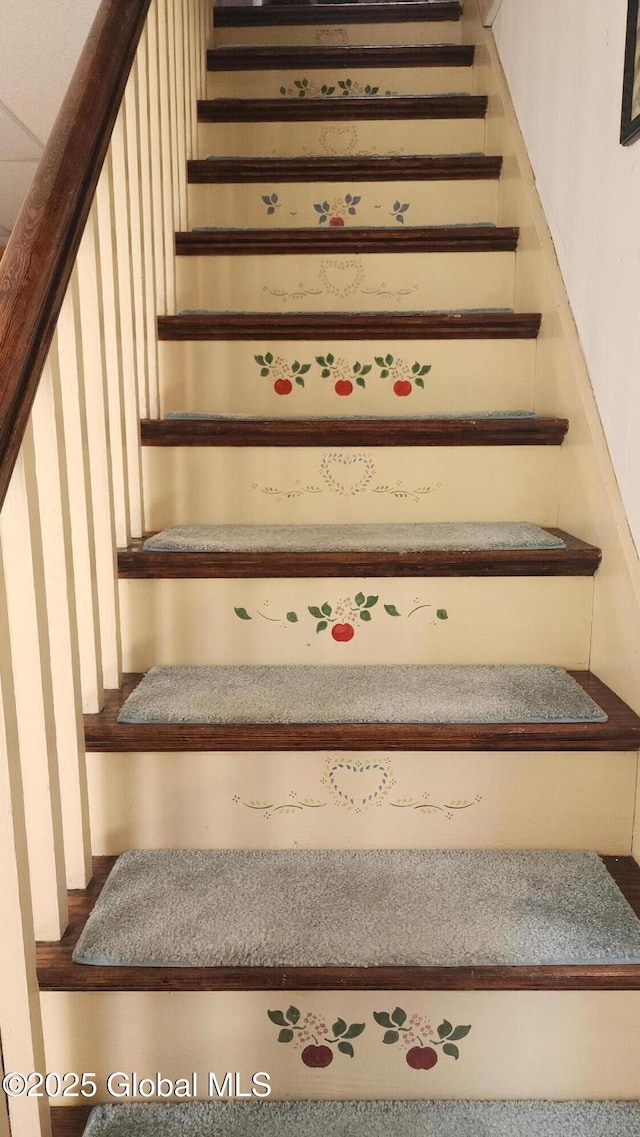 view of staircase