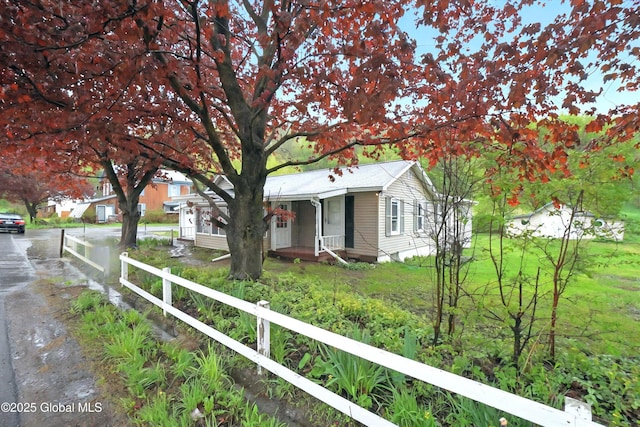 286 State Hwy Unit 80, Fort Plain, NY 13339 - view of front of home with fence and a porch