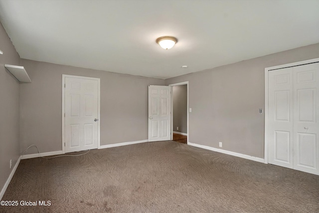 286 State Hwy Unit 80, Fort Plain, NY 13339 - unfurnished bedroom featuring baseboards, carpet, and a closet